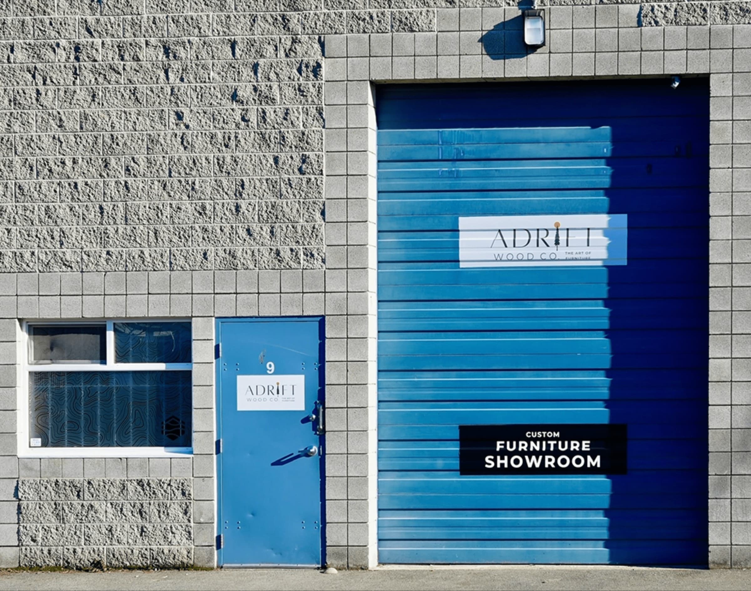 Adriftwood furniture workshop in Victoria BC